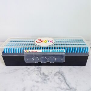 Sizzix Sizzlits Alpha Bubble Die Cut Alphabet Set Scrapbooking Crafting & Case